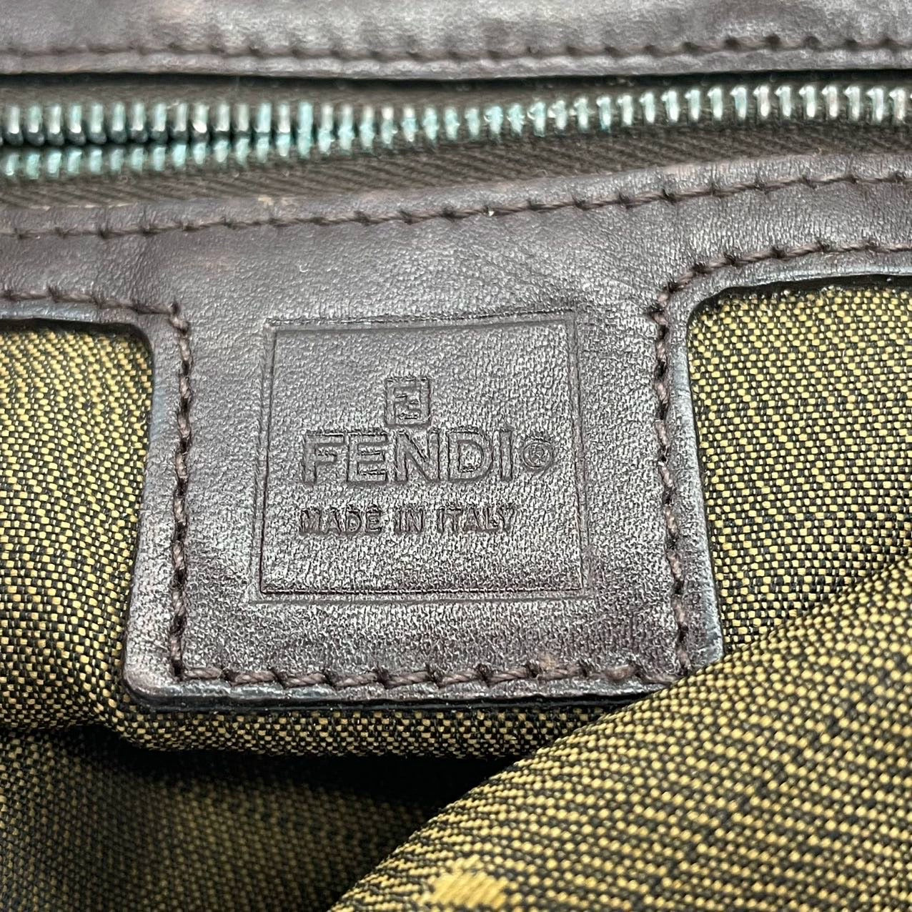 Fendi Baguette Bag – FF Monogram Canvas, Brown