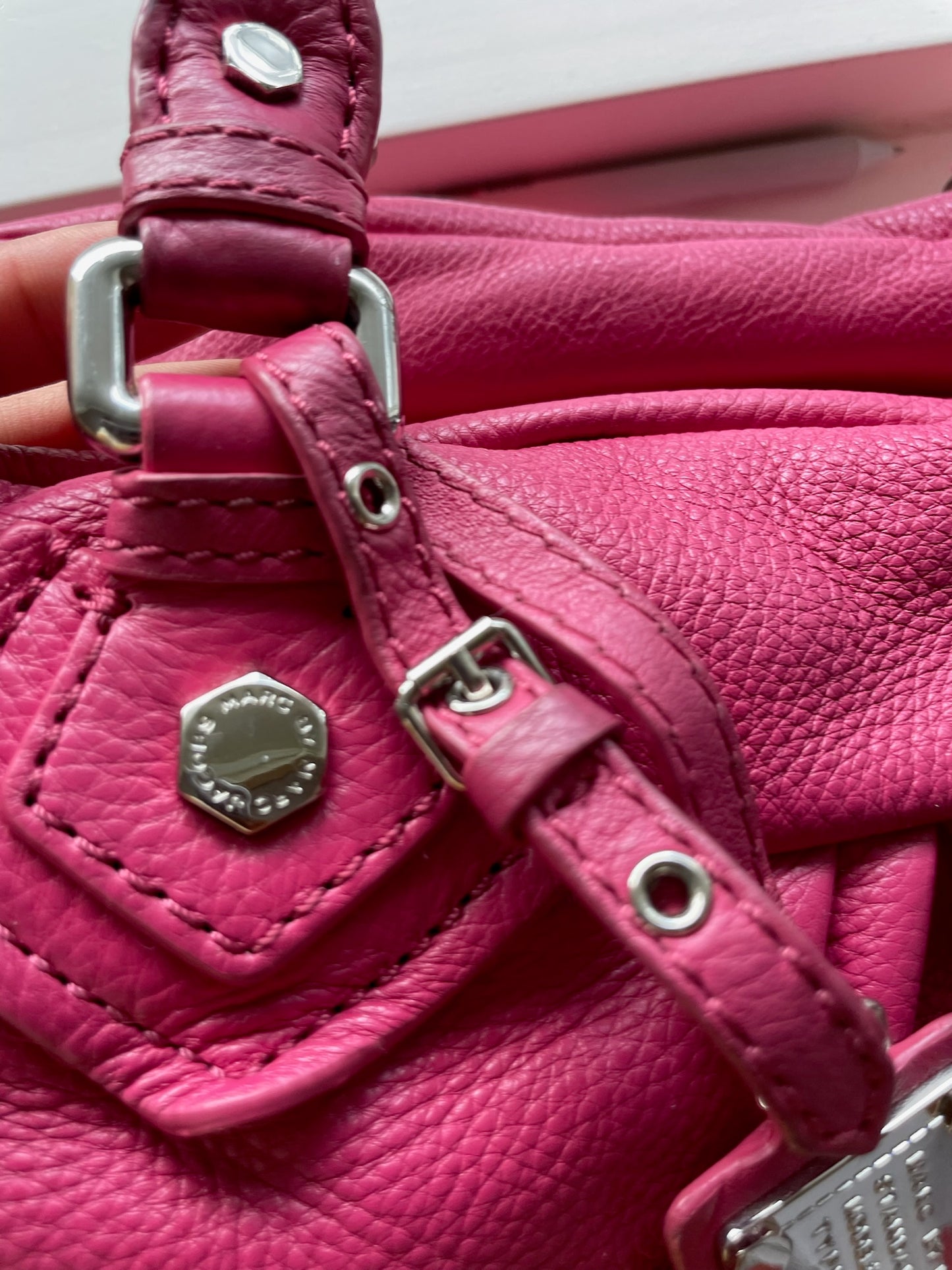 Marc by Marc Jacobs Classic Q Baby Aidan Satchel Bag– Pink