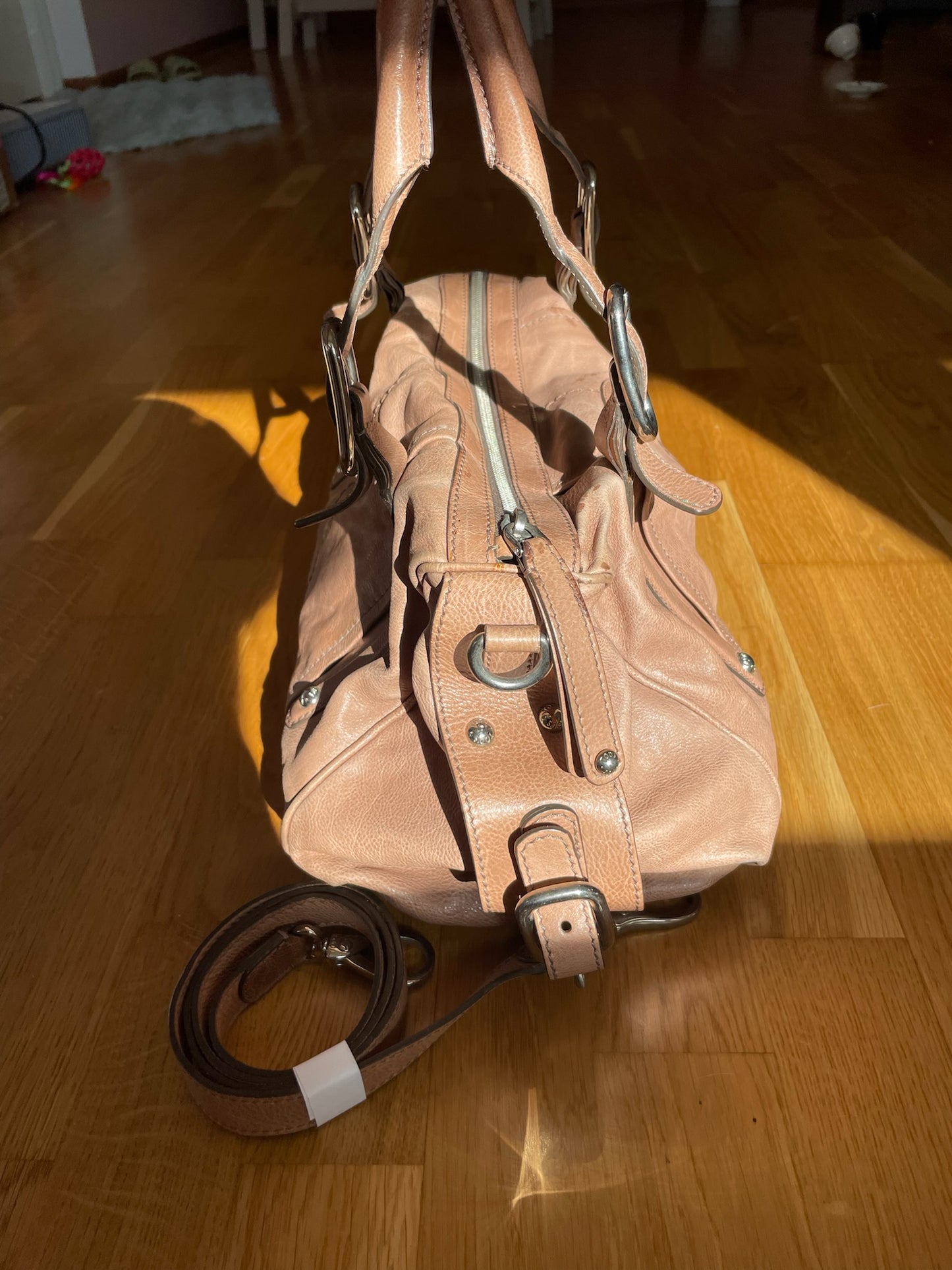 Tod’s Leather Satchel Bag – Light Pink