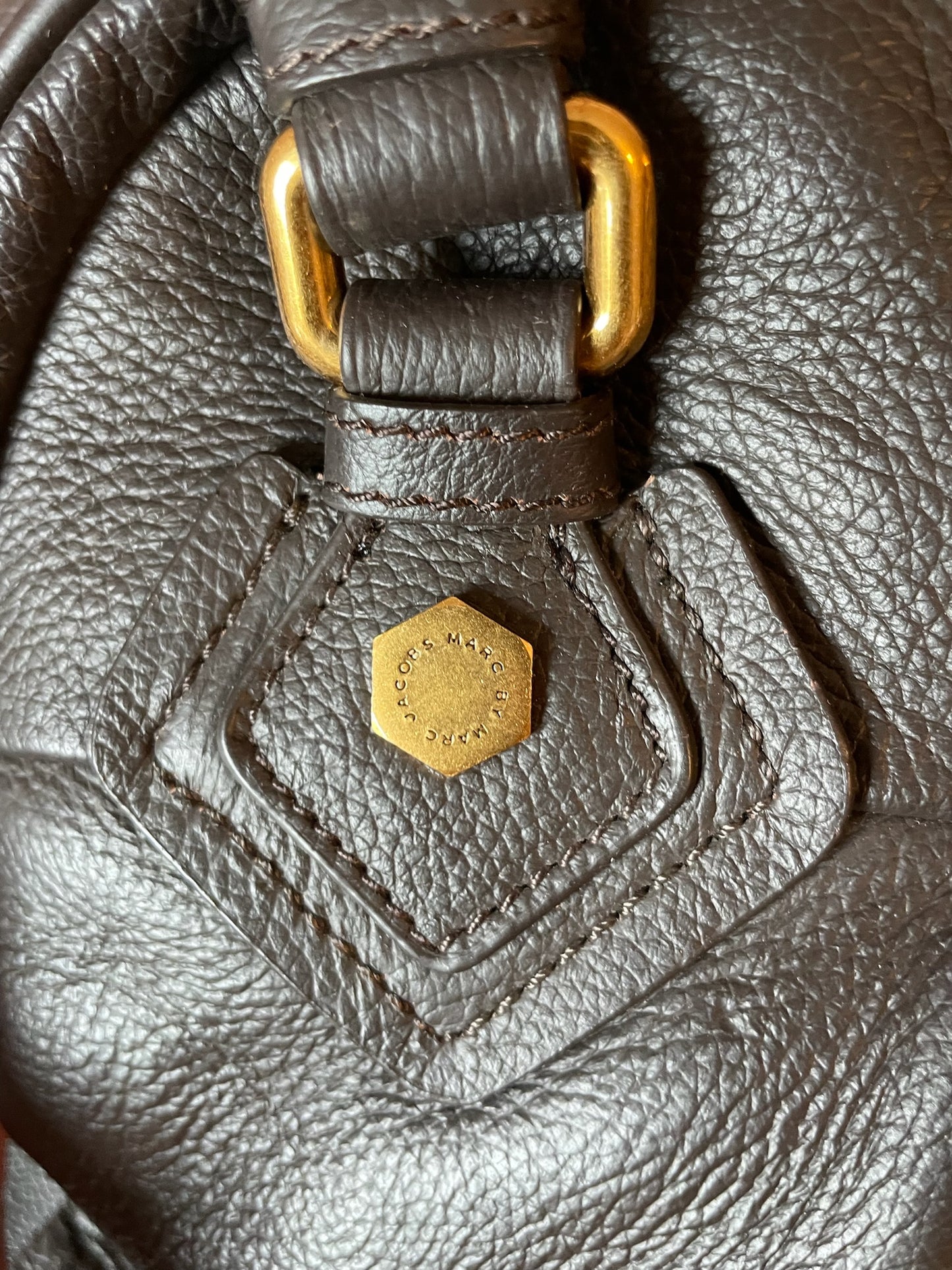 MARC BY MARC JACOBS Classic Q Mini Hillier Satchel – Black with Gold Hardware