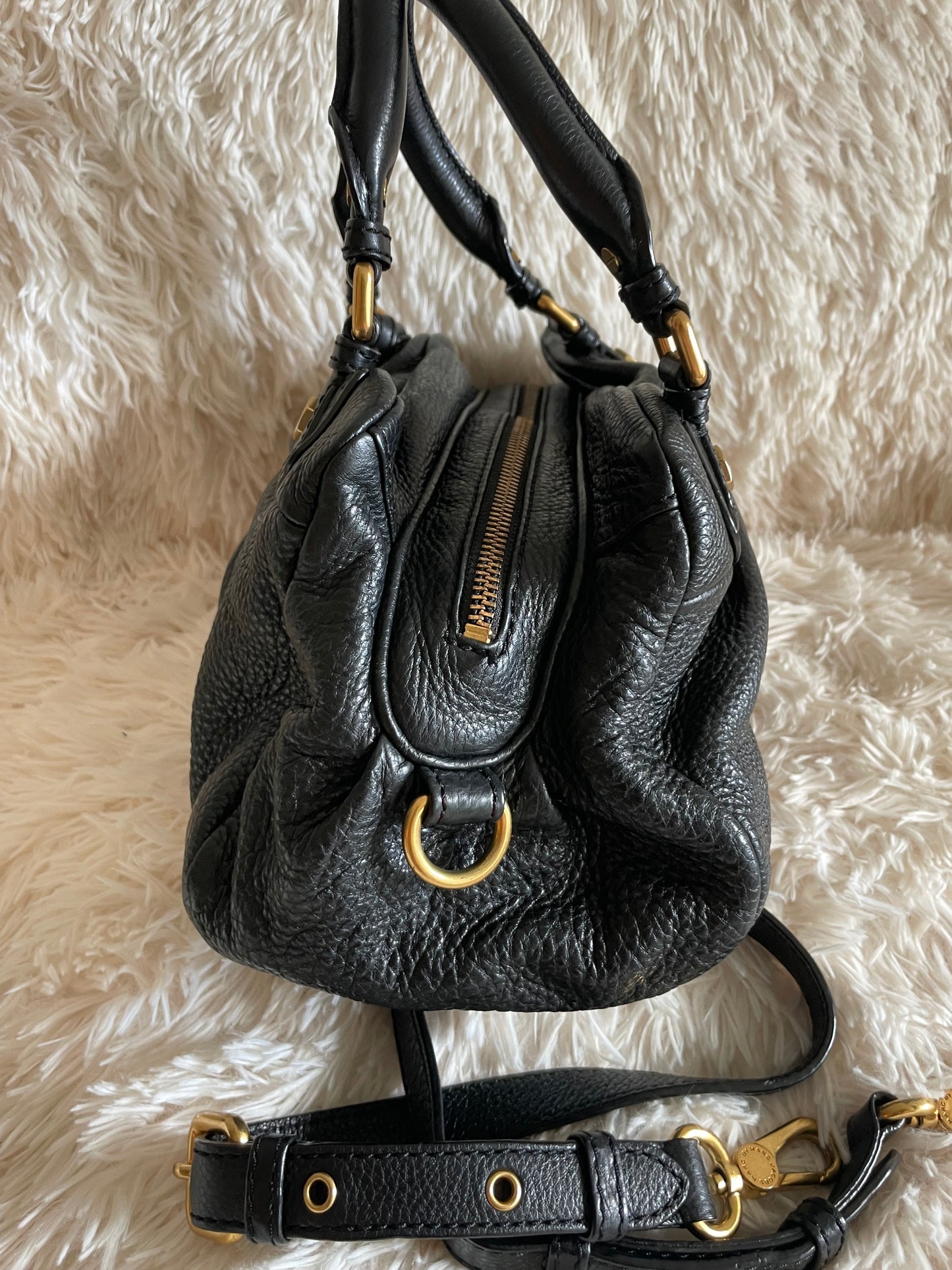 Marc by Marc Jacobs Classic Q Baby Aidan Satchel – Black