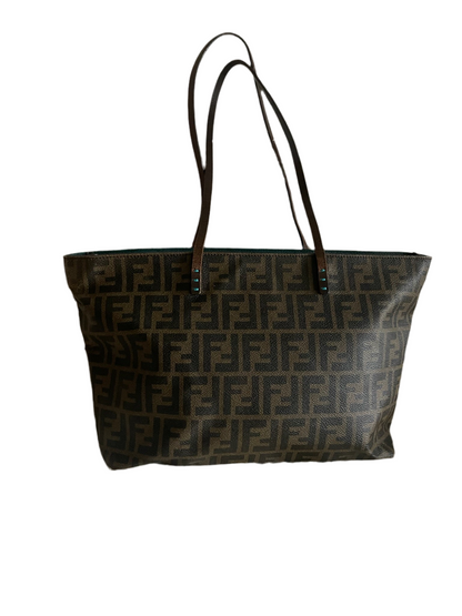 Fendi Zucca Canvas Tote Bag – Brown/Green