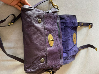 Mulberry Alexa Bag Medium – Plum Purple Leather
