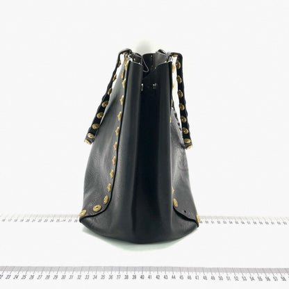 Valentino Garavani Studded Leather Tote Bag – Black/Gold