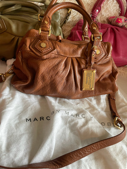 Marc by Marc Jacobs Classic Q Baby Aidan Satchel Bag– Brown