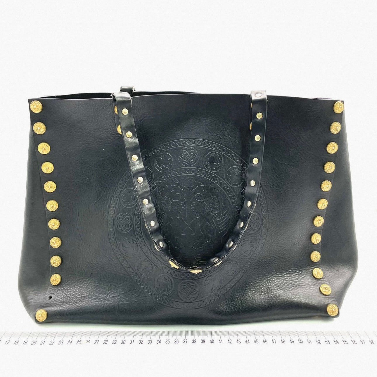 Valentino Garavani Studded Leather Tote Bag – Black/Gold