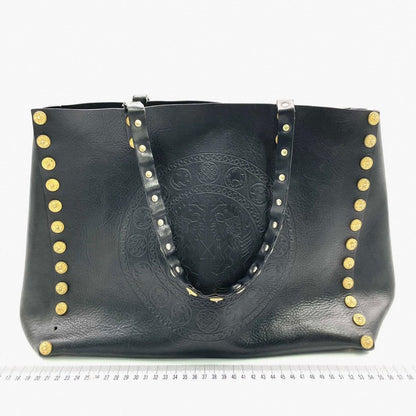 Valentino Garavani Studded Leather Tote Bag – Black/Gold