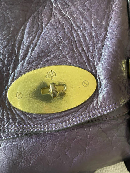 Mulberry Alexa Bag Medium – Plum Purple Leather
