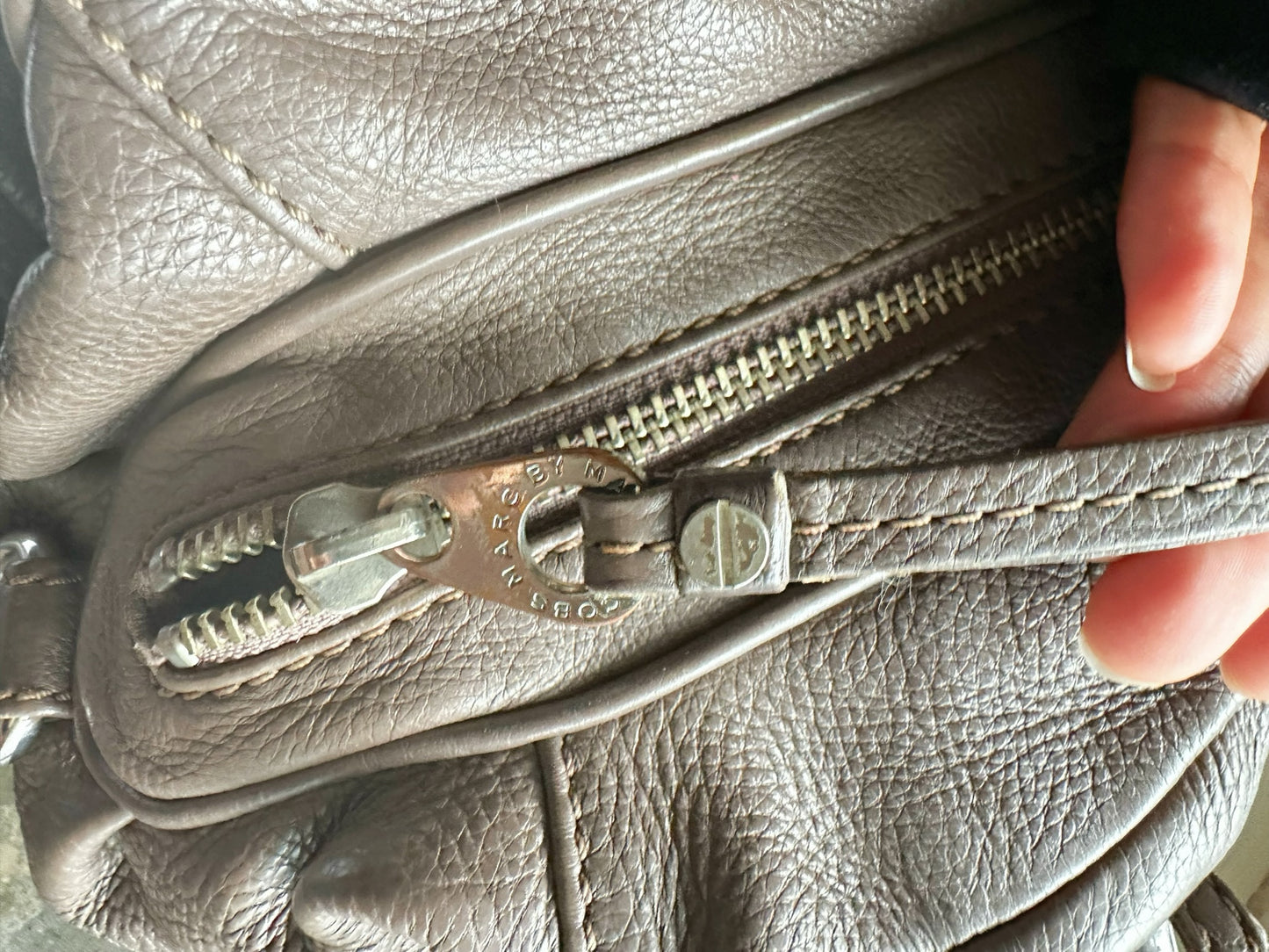 Marc by Marc Jacobs Classic Q Baby Aidan Satchel Bag – Taupe