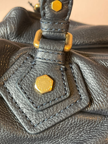 MARC BY MARC JACOBS Classic Q Baby Aidan Satchel – Black Leather（NEW/UNUSED)