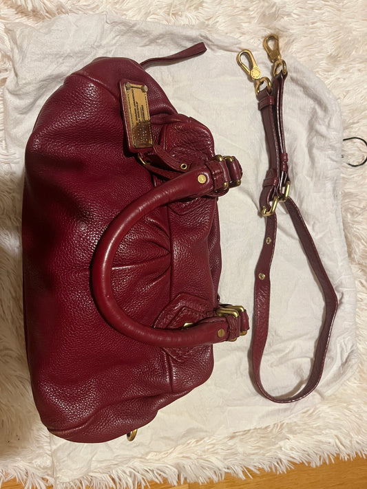 Marc by Marc Jacobs Classic Q Baby Aidan Satchel – Burgundy