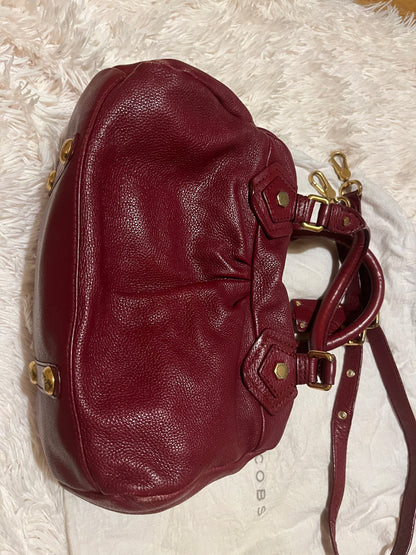 Marc by Marc Jacobs Classic Q Baby Aidan Satchel – Burgundy
