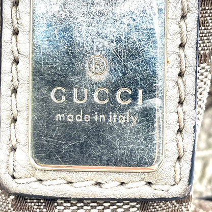 Gucci Marrakech GG lærreds kvast hobo-taske