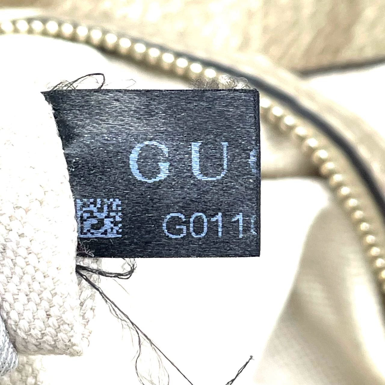 Gucci Marrakech GG lærreds kvast hobo-taske