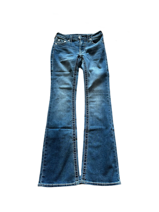 True Religion Becca Mid Rise Bootcut Jeans – Medium Wash Denim