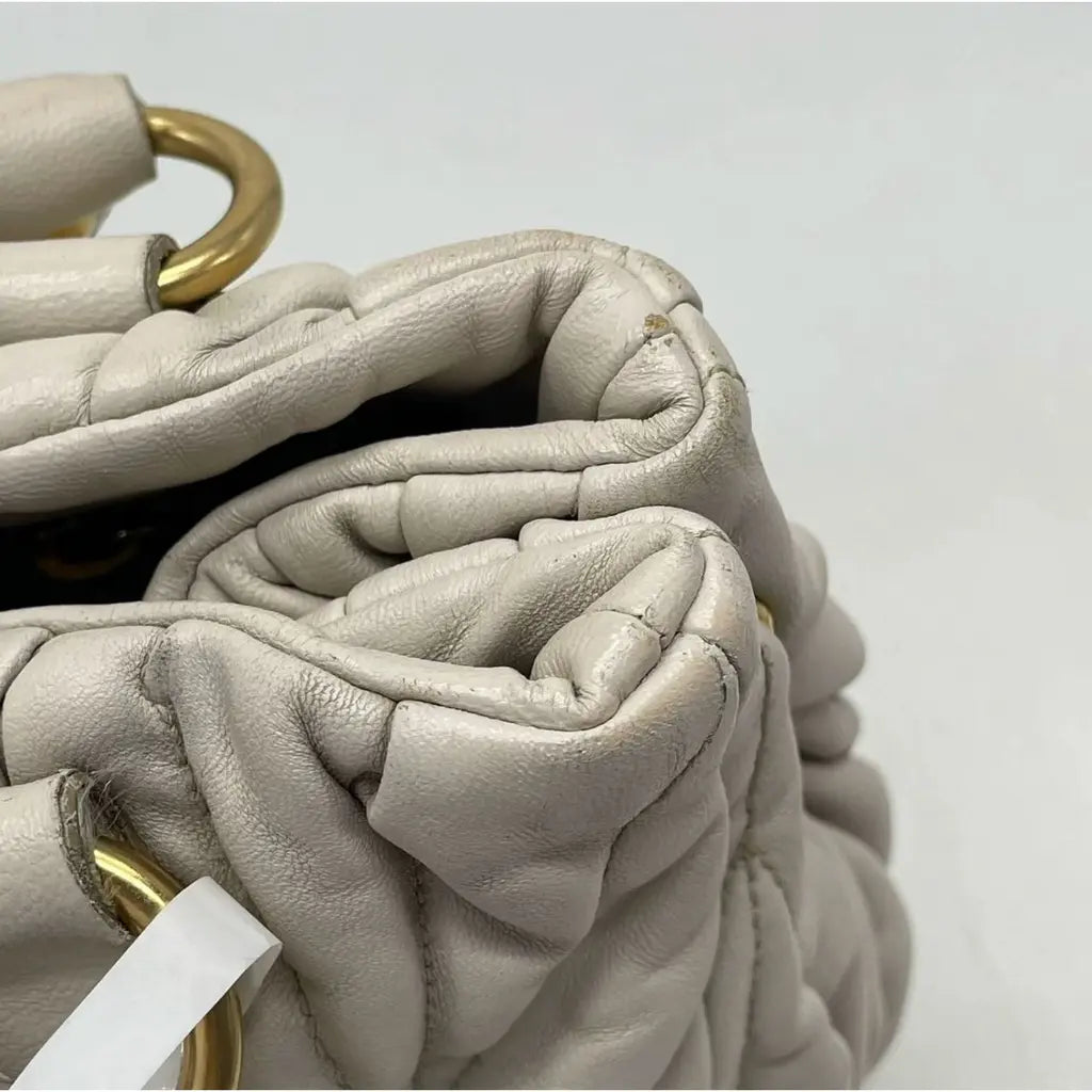 Miu Miu Coffer leather handbag
